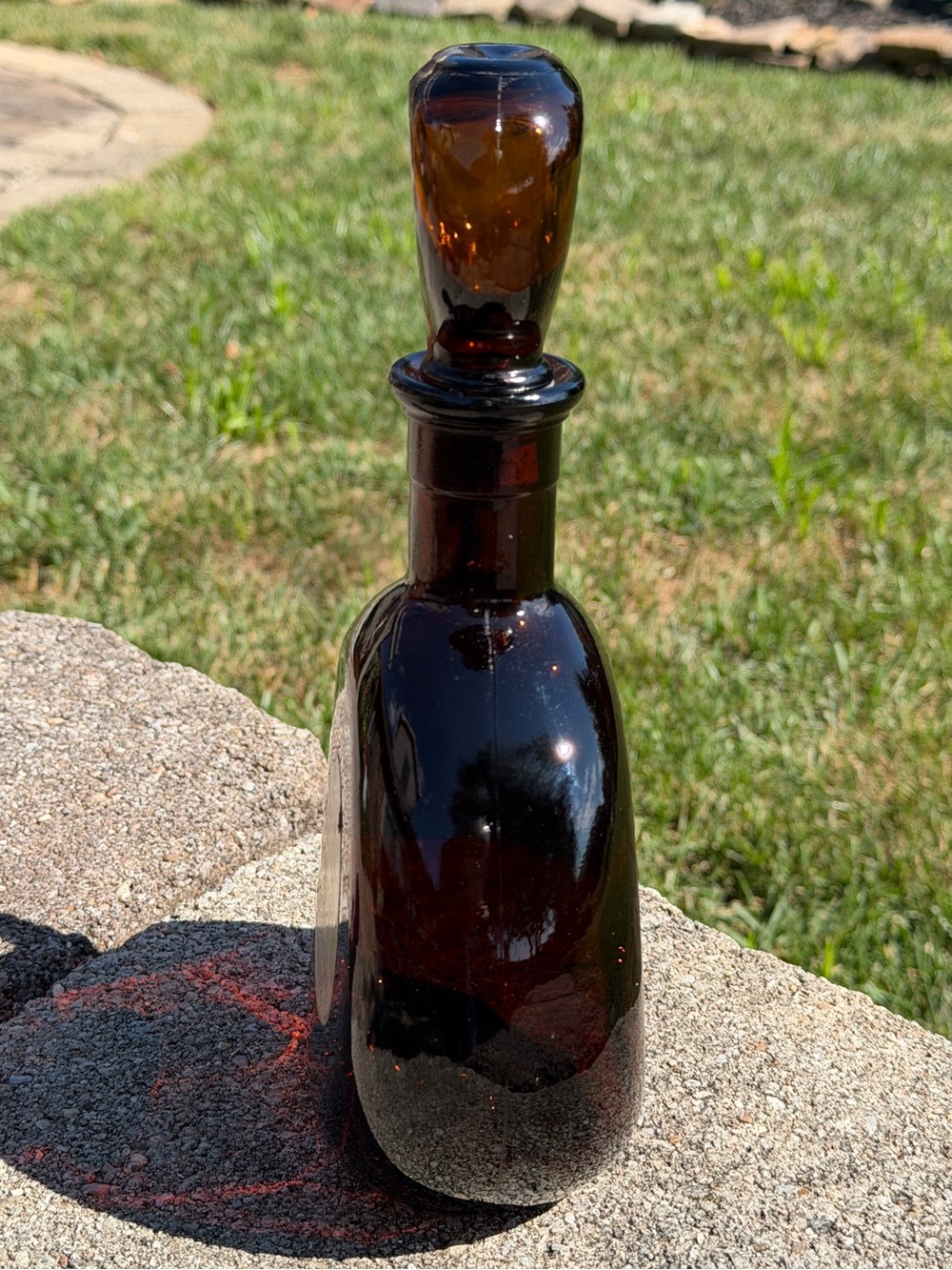 VINTAGE OLD FITZGERALD PRIME MAN O’ WAR BOURBON DECANTER. G23 - Picture 6 of 9